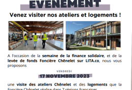 Visite de nos ateliers et de logements Chênelet !