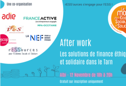 Afterwork "Les solutions de la finance éthique et solidaire dans le Tarn"