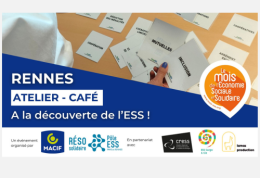 Atelier-café ☕ A la découverte de l'Economie Sociale et Solidaire 🔍